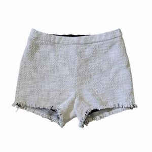 Free People Tweed Fray Shorts Women's Size 8(M) High-Waisted Tan Knitted
